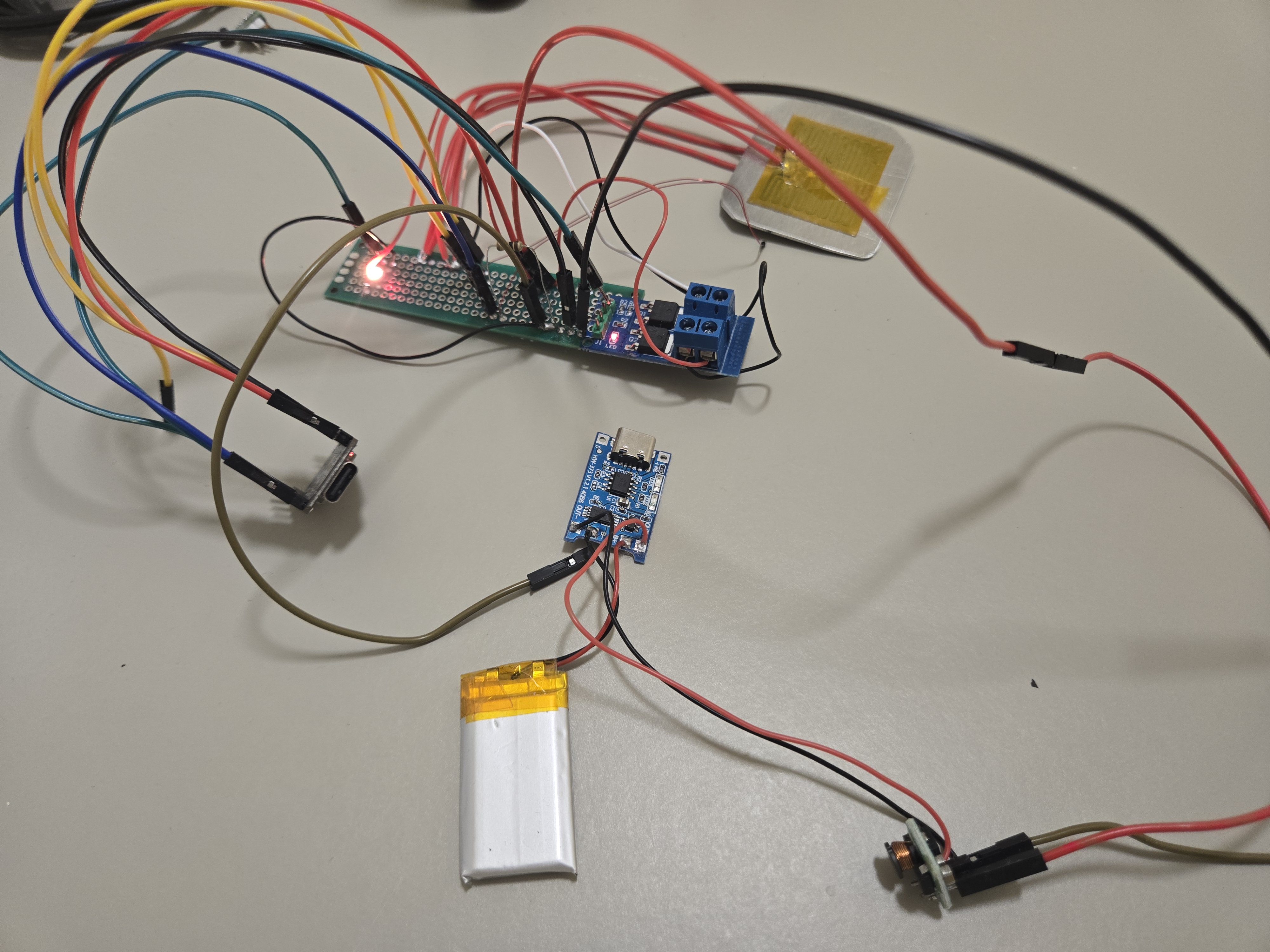 TCPendant perfboard prototype